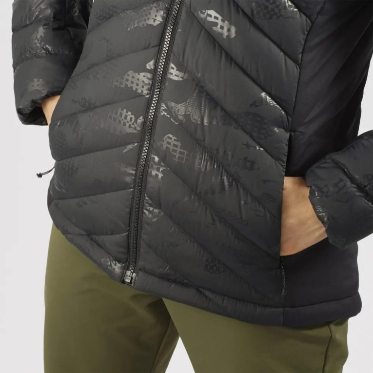 Salomon Essential Xwarm Down Women's Insulated Jackets Black | CA 9E12